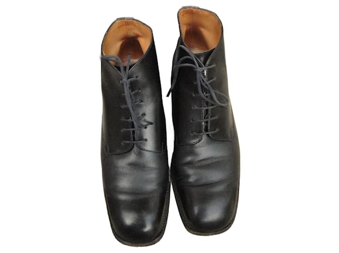J.M. WESTON JM Weston boots size 37,5 Black Leather  ref.969184